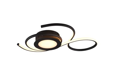 Lampa Sufitowa Nowoczesna Wbudowany LED JIVE Czarny Trio 623410232