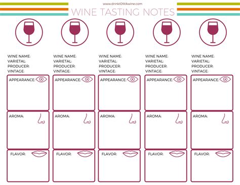 Free Printable Wine Tasting Score Sheets | FREE Printable