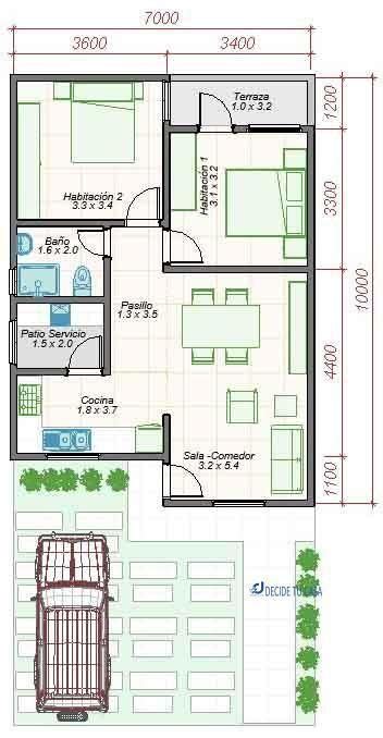 Planos De Casas De Infonavit De Una Planta Decide Tu Casa Planos De