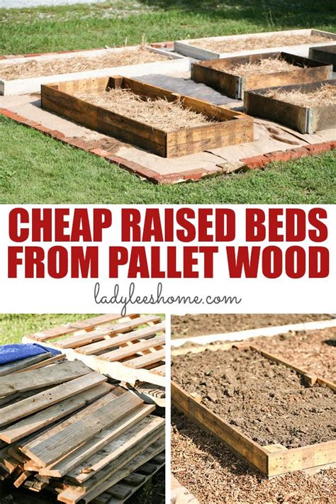 Diy Raised Garden Bed Pallets - Garden Design Ideas