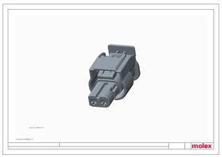 Connector Housings Part 349002121 Molex