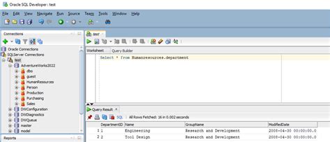 使用 Oracle Sql Developer 连接到 Oracle Cloud Infrastructure 上的 Microsoft