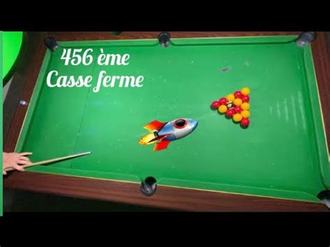 456 ème casse ferme billard anglais 8 pool blackball snooker bilhar