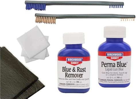 Gun Bluing Kit Including Perma Blue Rust And Blue Remover