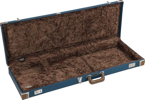 Fender Classic Series Wood Case For Strat Tele Lake Placid Blue Sweetwater