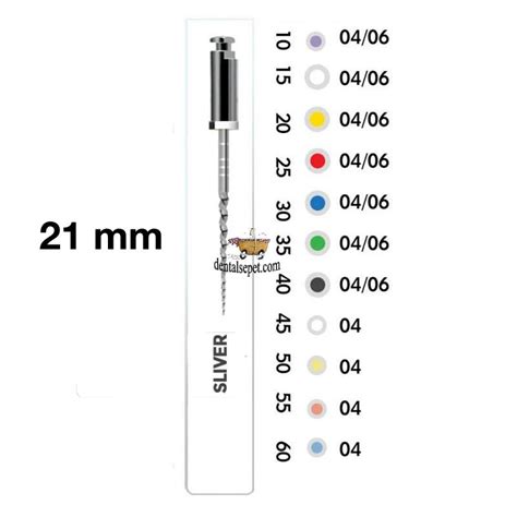 endoplus kanal egesi flex  silver  mm dentalsepetcom