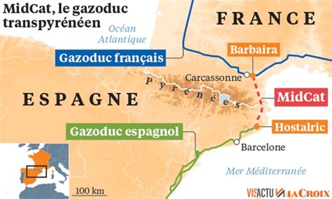 Projet Midcat Le Gazoduc Reliant La France Lespagne S Me La Discorde