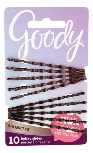 Goody Womens Wavy Brunette Bobby Slides 10 Ct Ralphs