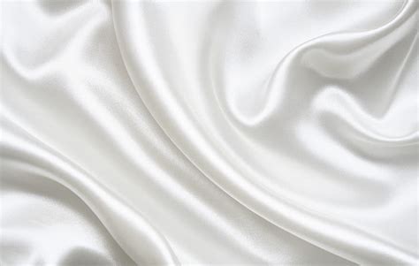 Hd Wallpaper White Fabric Texture Atlas Silk Satin Rippled