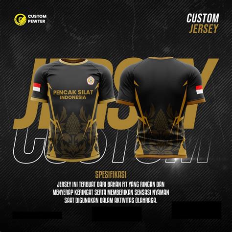 Jual Kaos Jersey Pencak Silat Custom Baju Jersey Custom Dry Fit