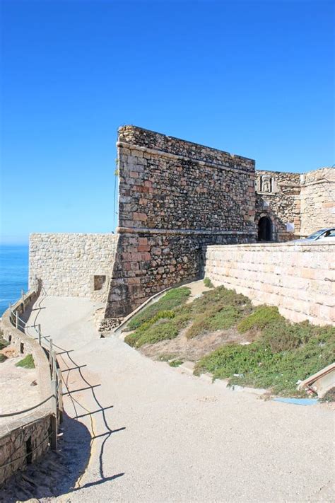 Fort Nazare De Sao Miguel Arcanjo Portugal Image Stock Image Du