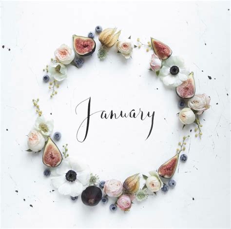 Pin By Su Young Bae On Monthsandseason January Wallpaper Hello January