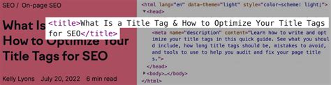 What Is A Title Tag How To Optimize Your Title Tags For SEO