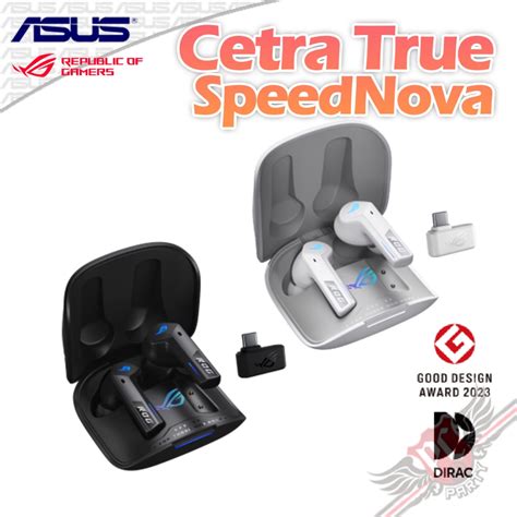 華碩 Asus Rog Cetra True Wireless Speednova 真無線藍芽耳機 Pc Party 蝦皮購物