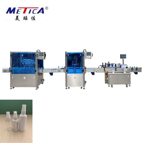 Suspension And Disinfectant Automatic Filling Capping And Labelling