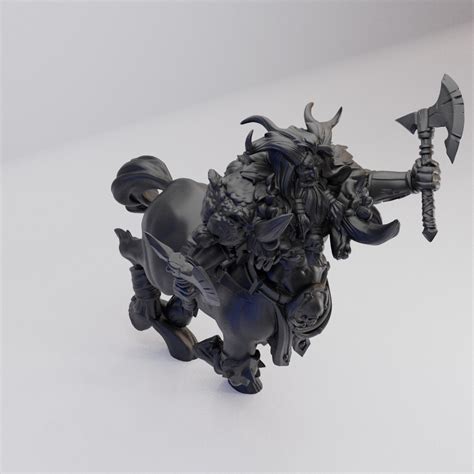 Hot Goblin ケンタウロスバーバリアン ミニチュア ホットゴブリン 獣人 戦士