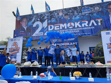 Hut Partai Ke Dpc Demokrat Kabupaten Bogor Di Gelar Dengan Ahy