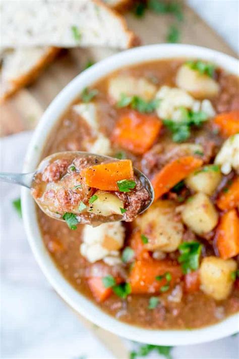 Corned Beef Hash Soup Nickys Kitchen Sanctuary