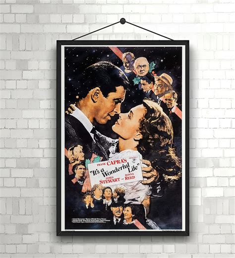 Its A Wonderful Life Movie Poster High Quality Print Photo Wall Art Its ...