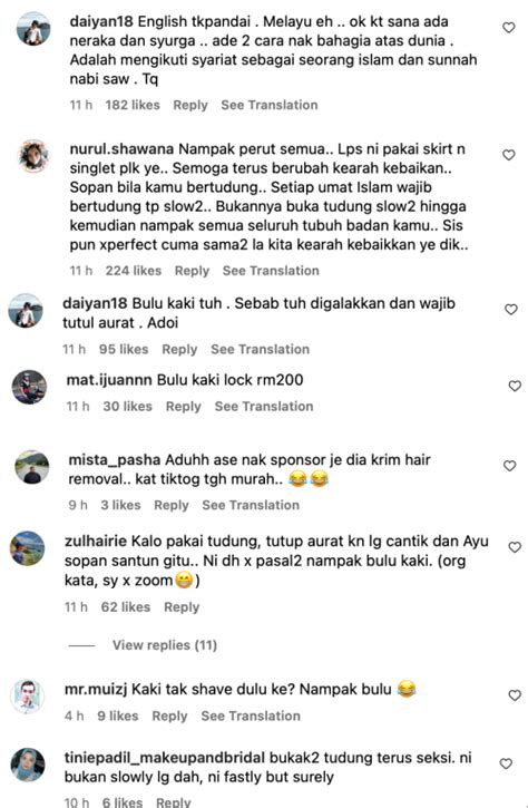 Lepas Buka Tudung Masya Masyitah Tayang Bulu Kaki