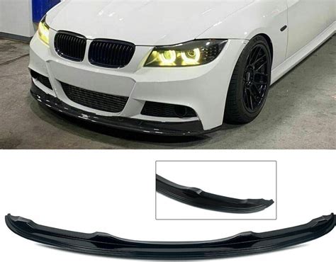 BMW E90 E91 LCI 2008 2012 Dokładka zderzaka SPLITTER CZARNY POŁYSK M