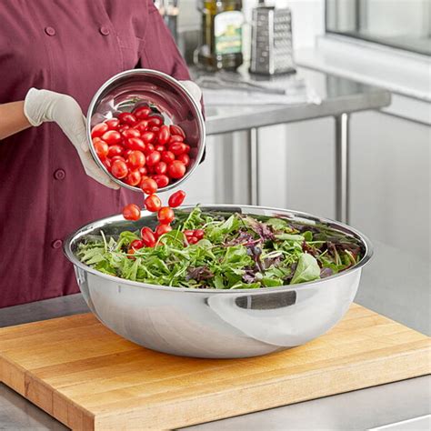 Choice 20 Qt Heavy Weight Stainless Steel Mixing Bowl