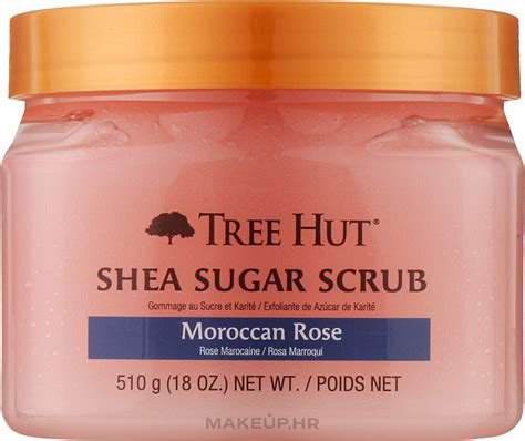 Tree Hut Shea Sugar Scrub Piling za tijelo Marokanska ruža Makeup hr