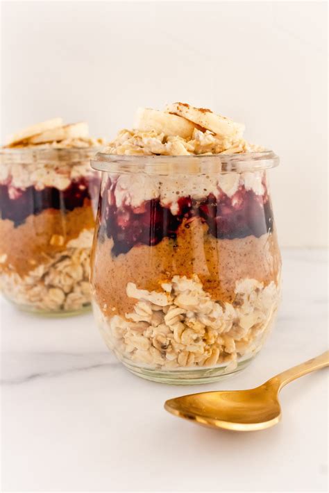 Almond Butter And Jelly Overnight Oats Once Upon A Pumpkin