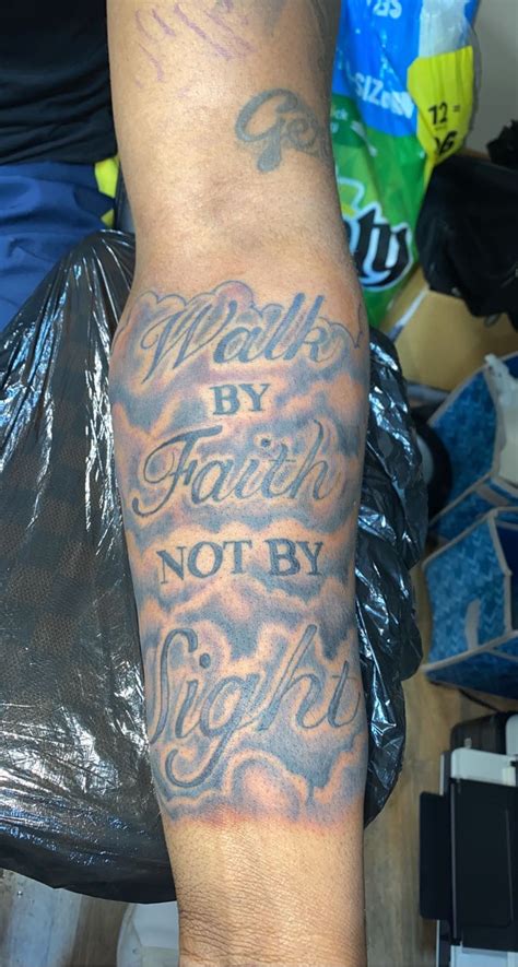 Walk By Faith Not By Sight Tattoo On Foot Online Emergencydentistry