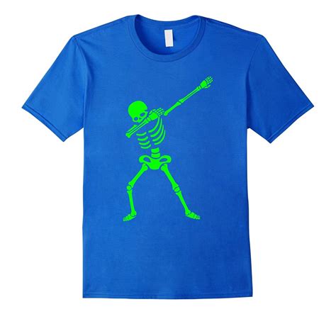 Dabbing Skeleton Shirt – Halloween T-Shirt Human Skeleton-CL – Colamaga