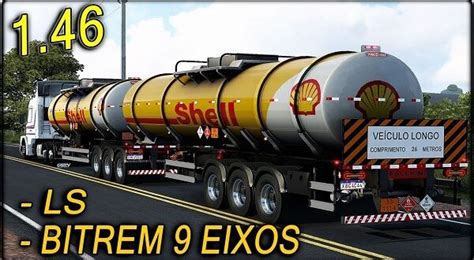 Pack De Reboques Tanque Bitrem LS Mods Ets2 1 46 Dalenha Mods