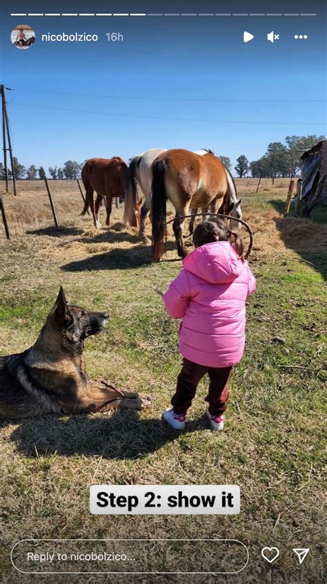 Nico Bolzico Instagram Updates On Thylane's First Farm Trip