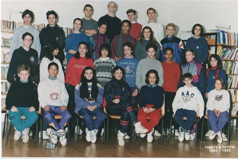 Photo de classe 3eme de 1992 Collège George Sand Copains d avant