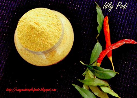 Idly Podi Recipe