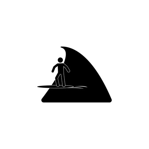 surfer on the wave vector icon illustration 23196535 Vector Art at Vecteezy