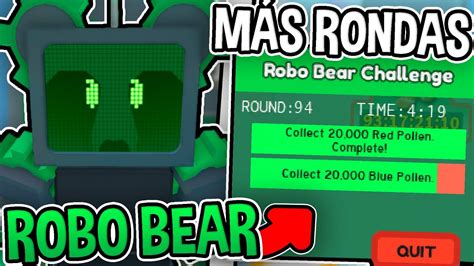 ROBO BEAR CHALLENGE GUÍA - Avanzar Rondas, Cogs, Drives y más - YouTube