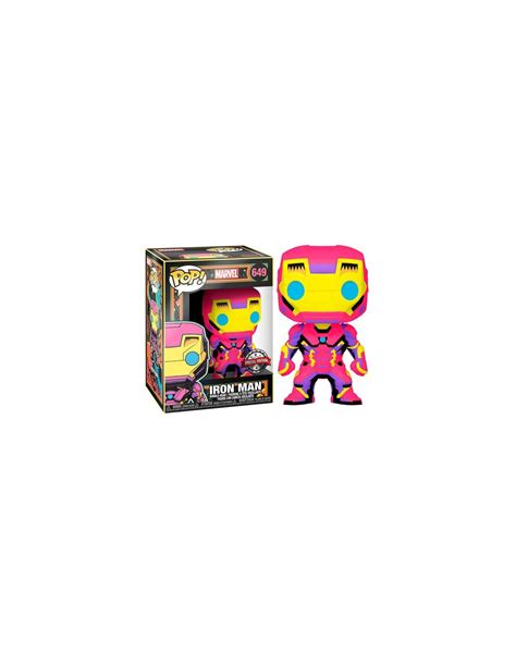 Funko Pop Marvel Black Light Iron Man Special Edition Tienda