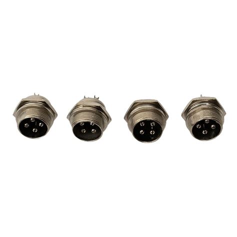 Prise d aviation 16 mm GX16 4 connecteurs mâles femelles 5 paires pour