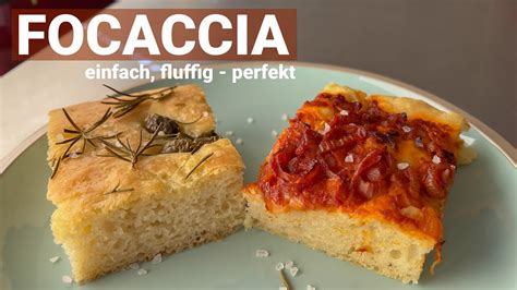 Einfache Focaccia Mit Zwiebeln Und Tomaten Focaccia Selber Machen