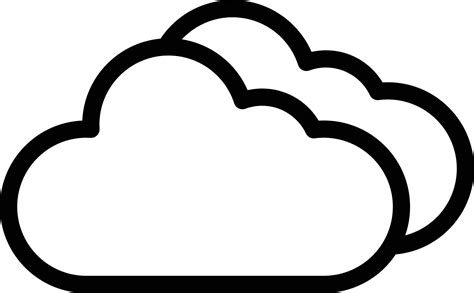 cloud  icon  vector art  vecteezy