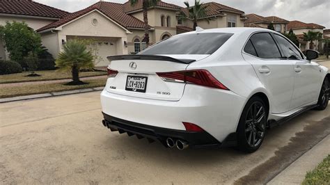 Ultra White IS 300 F Sport Looks Killer With Carbon Body Kit Clublexus