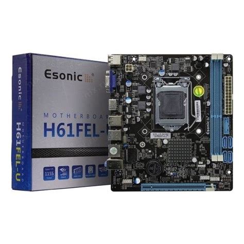 Esonic H61 FEL U Intel H61 DDR3 1600MHz 1155 Pin mATX Fiyatı