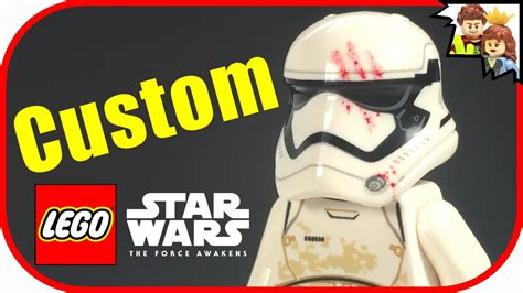 Custom Lego Finn Fn 2187 Stormtrooper Helmet Star Wars The Force Awakens