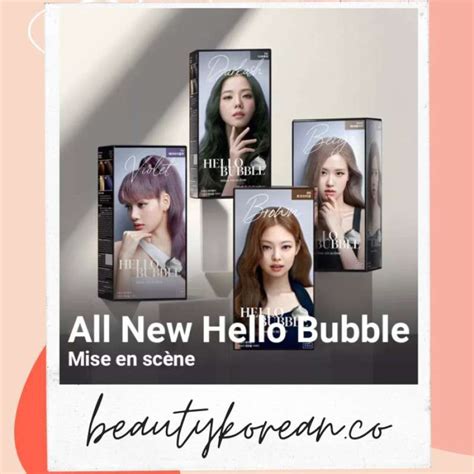 Promo Mise En Scene Hello Bubble X Black Pink Dye Hair Coloring Diskon