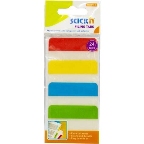 Banderitas Filing Tabs 24H 4 Colores