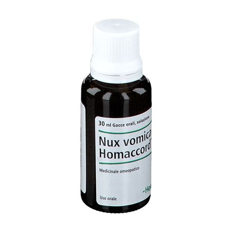 Guna Heel Nux Vomica Homaccord Gocce Orali Ml Redcare