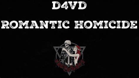 D4vd Romantic Homicide Lyric Video YouTube