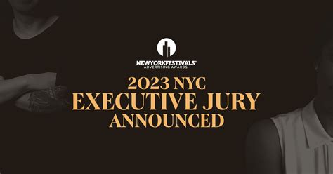 New York Festivals Advertising Awards Announces Nyc Executive Jury