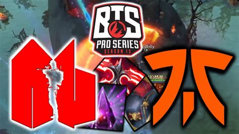 Fnatic Vs Army Geniuses Amazing Game Bts Pro Series Sea Dota