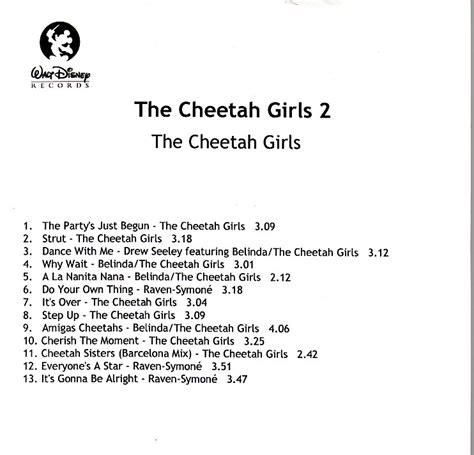 The Cheetah Girls 2 - The Soundtrack Collectors Wiki